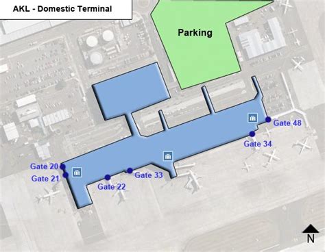 Auckland International Airport Terminal Map