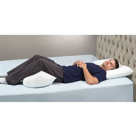 The Lower Back Pain Relieving Pillow System - Hammacher Schlemmer