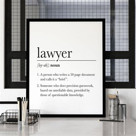 Funny Lawyer Definition Print Printable, Lawyer Gift, Lawyer Quote, Office Decor, Coworker Gift ...