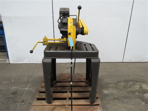 14" Industrial Abrasive Chop Saw w/Clamp & Heavy Duty Cast Iron Stand 220/440V | Bullseye ...