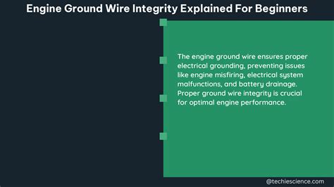 Engine Ground Wire Integrity (Explained for Beginner's)