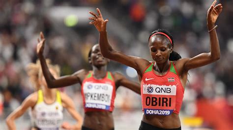 athletics news - Kenya's Obiri defends 5,000m world title - Eurosport