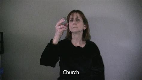 ASL 1 Unit 6 Sign for "Church" including fingerspelling - YouTube