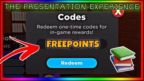 The Presentation Experience Codes (Dec) Find The Codes!