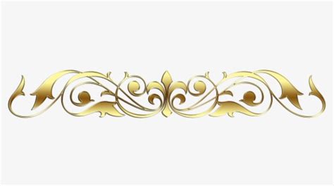 Gold Scroll Design Png, Transparent Png , Transparent Png Image - PNGitem