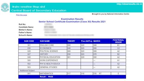 CBSE 12th Result 2022 (Declared) - CBSE Class 12th Term 2 Result at ...