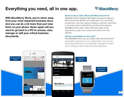 Introducing BlackBerry Work for IT Administrators: A Better Way to Work