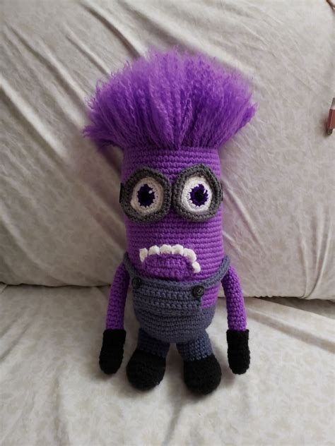 Evil Purple Minion - Etsy