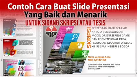 Contoh Ppt Sidang Skripsi Yang Baik – Berbagai Contoh