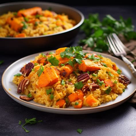 Gaba Rice and Carrot Casserole - Sattvic Recipes