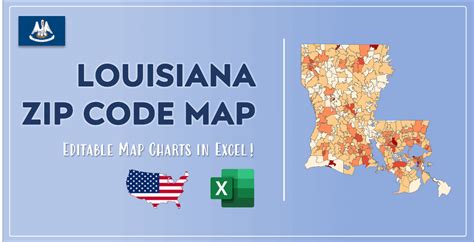 South Louisiana Zip Code Map