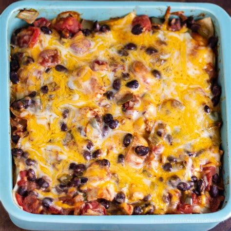 Chicken Black Bean Casserole - A Family Favorite