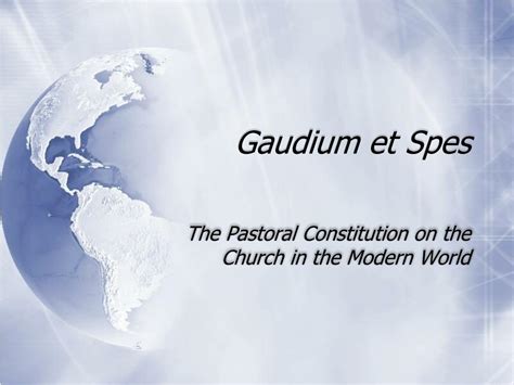 PPT - Gaudium et Spes PowerPoint Presentation, free download - ID:1401152