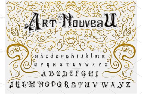 Victorian Font in ancient | Custom-Designed Illustrations ~ Creative Market