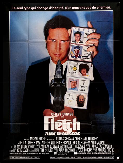 Fletch (1985) Original French Grande Movie Poster - Original Film Art - Vintage Movie Posters