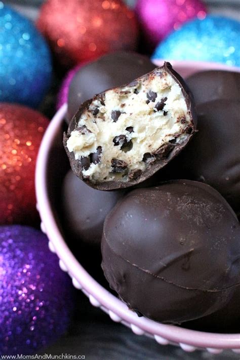 Cookie Dough Truffles Recipe - Moms & Munchkins