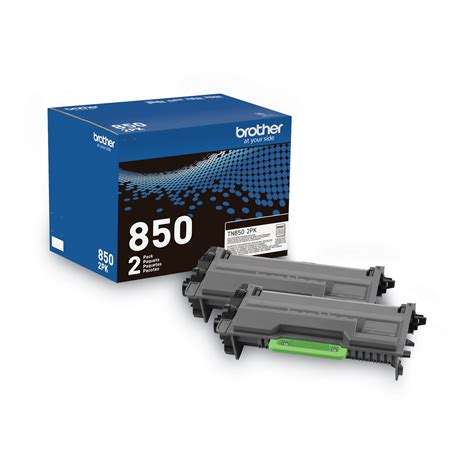 Brother Genuine High-Yield Black Toner Cartridge Twin Pack TN850 2PK TN8502PK 12502656708 | eBay