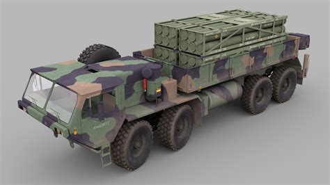 Westfield 3d - U.S.Army M985 HEMTT 10-Ton 8x8 Cargo Truck