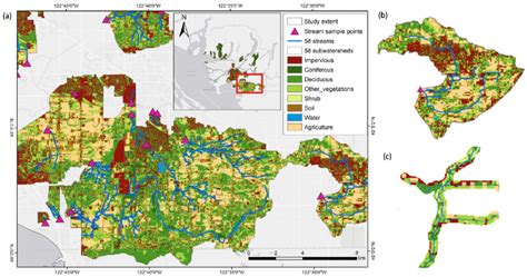 (a) Study region in the Metro Vancouver Regional District in British ...