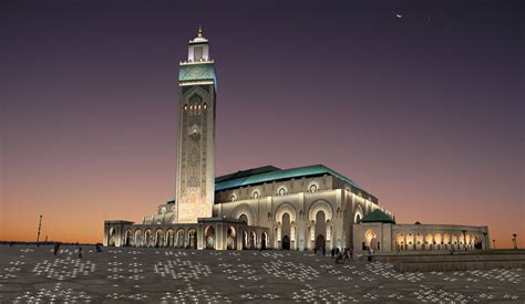 La Mosquée Hassan II à Casablanca - Ombrages