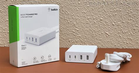 TUCU Review: Belkin BoostCharge Pro 4-Port 108W GaN Charger « Tech ...