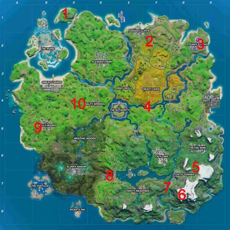 Fortnite: Every Gold XP Coin Location (Season 3 Week 8)