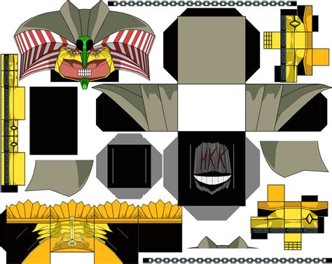 Summoned Lord Exodia Paper Toy | Free Printable Papercraft Templates