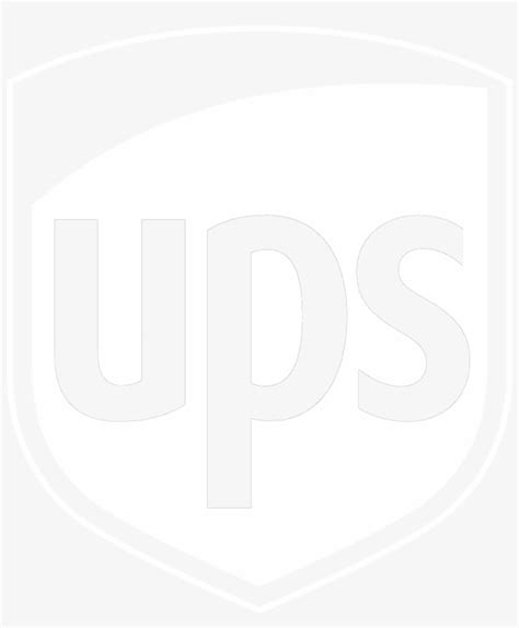 Ups - Ups Logo Png White - 888x1050 PNG Download - PNGkit