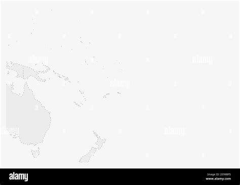 Map of Oceania with highlighted Samoa map, gray map of Samoa with ...