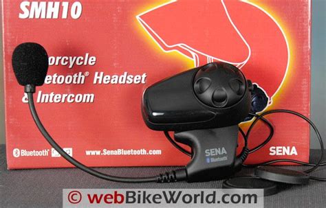 Sena SMH10 Intercom Review - webBikeWorld