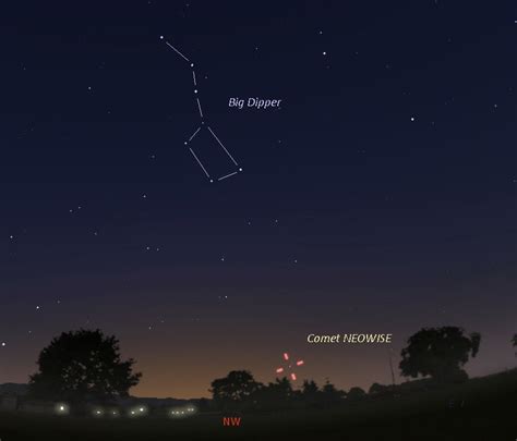 How to Find Comet NEOWISE in the Night Sky This Month