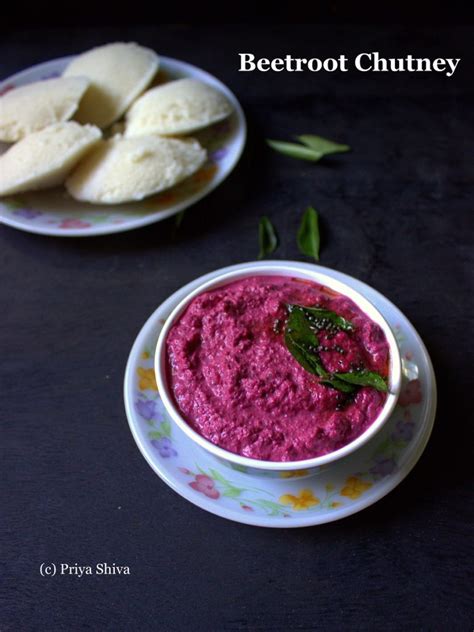 Beetroot Chutney Recipe - PRIYA KITCHENETTE