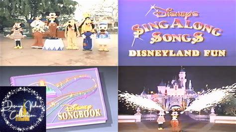 Disney sing along songs disneyland fun vhs with microphone - righthongkong