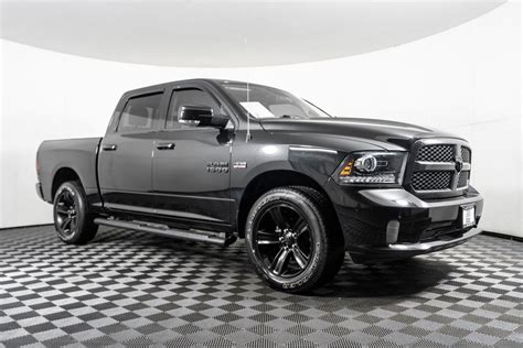 Used 2018 Dodge Ram 1500 Sport Night Edition 4x4 Truck For Sale ...