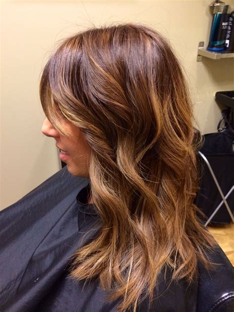 Chestnut hair color with honey tones Hair Color Highlights, Hair Color Balayage, Brunette Hair ...