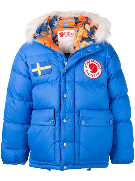 Acne Studios X Fjällräven Reversible Down Jacket in Blue for Men | Lyst