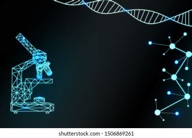 Microscope Polygon Science Background Science Lab Stock Illustration 1506869261 | Shutterstock