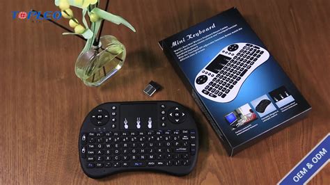 Rii I8+ Backlit Keyboard Mini Wireless Keyboard 2.4g With Touchpad ...