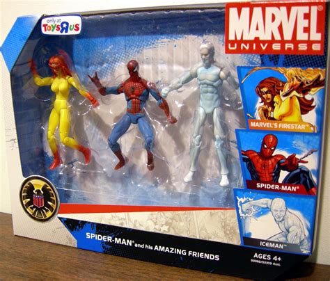 Spider-Man his Amazing Friends 3-Pack Marvel Universe action figures