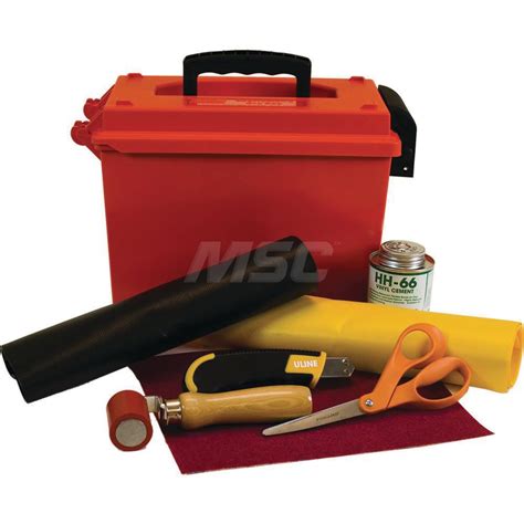 Justrite® - Collapsible/Portable Spill Containment Accessories; Accessory Type: Berm Repair Kit ...