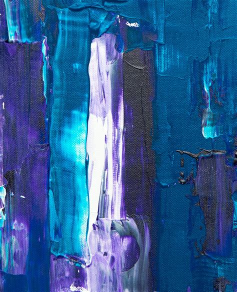 Blue And Purple Abstract Painting · Free Stock Photo