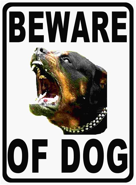 Beware of Dog Sign#N#– Signs by SalaGraphics