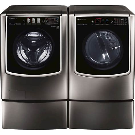 LG SIGNATURE 5.8 Cu. Ft. High-Efficiency Smart Front Load Washer with ...