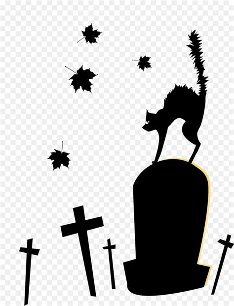 Free Halloween Black Cat Silhouette, Download Free Halloween Black Cat ...