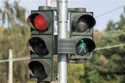 red and green traffic light in Germany 35745785 Stock Photo at Vecteezy