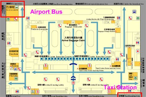 Taiwan Taoyuan International Airport Map