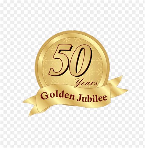 golden jubilee badge PNG image with transparent background png - Free PNG Images | Golden ...