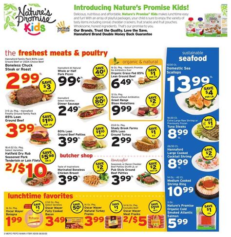 Hannaford Weekly Ad Aug 30 – Sep 05, 2020