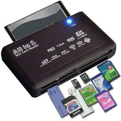 All In One Card Reader USB 2.0 SD Card Reader Adapter Support TF CF SD ...