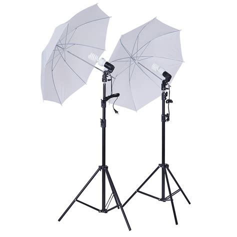 Photography Photo Portrait Studio 400W Day Light White Umbrella Continuous Lighting Kit | efavormart